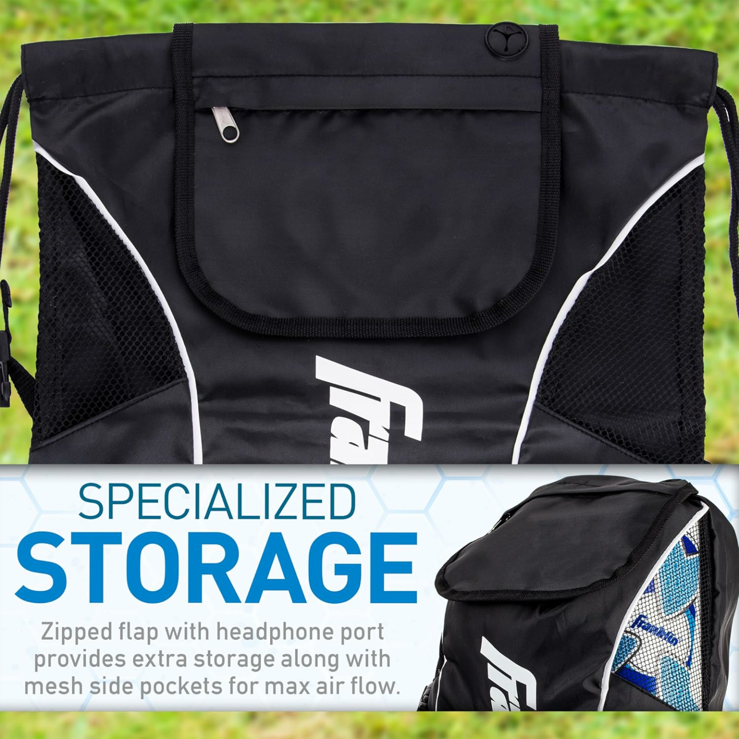 Franklin Sports Deluxe Soccer Backpacks for All Ages