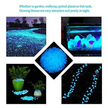 Chic Style Glow in The Dark Stones for Outdoor Decor