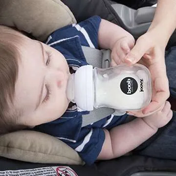 JOOVY Boob Glass Bottle & Sleeve - Safe Feeding Solution