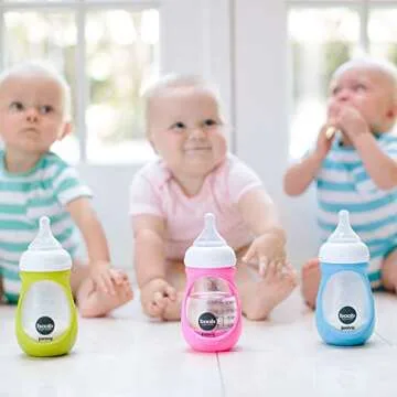 JOOVY Boob Glass Bottle & Sleeve - Safe Feeding Solution