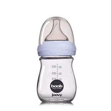 JOOVY Boob Glass Bottle & Sleeve - Safe Feeding Solution