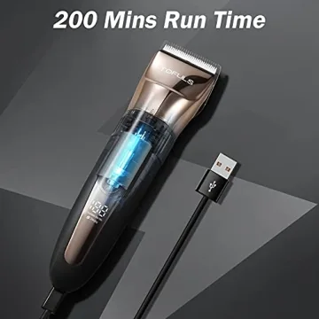 TOFULS Hair Trimmer - Precision Blades & 2200mAh Battery