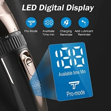 TOFULS Hair Trimmer - Precision Blades & 2200mAh Battery