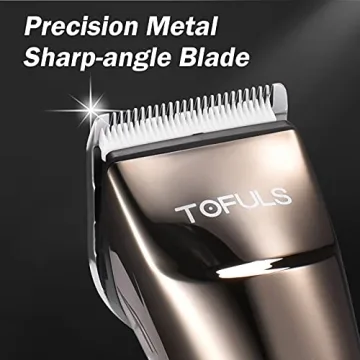 TOFULS Hair Trimmer - Precision Blades & 2200mAh Battery