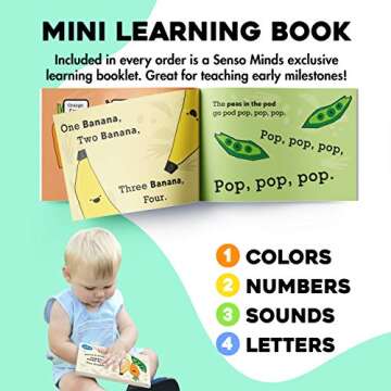 Flexible Hollow Teething Tubes for Babies and Infants 0-12 Months Old - 7.1 Inches Soft, Food Grade Silicone Stick Shape Baby Molar Teether Straw Toy - Bonus Training Spoon and Cleaning Brush