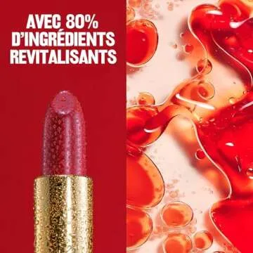 Revlon Super Lustrous Lipstick, Creamy Formula For Soft, Fuller-Looking Lips, Moisturized Feel, 720 Fire & Ice, 0.15 oz