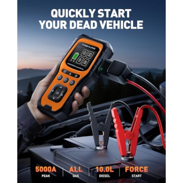 Car Battery Jump Starter with OBD2 Scanner 5000A - All In One Solutions