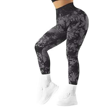 RXRXCOCO Womens Seamless Butt Lifting Leggings High Waisted Yoga Pants Tummy Control Workout Legging...