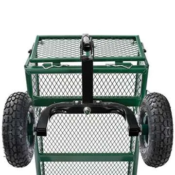Sandusky Lee CW3418 Muscle Carts Steel Utility Garden Wagon, 400 lb. Load Capacity, 21-3/4" Height x 34" Length x 18" Width