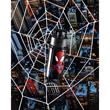 Spiderman Kids Water Bottle with Straw Lid 14oz