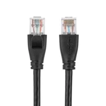 Amazon Basics Cat 6 Ethernet Cable 3 Feet Fast Connectivity