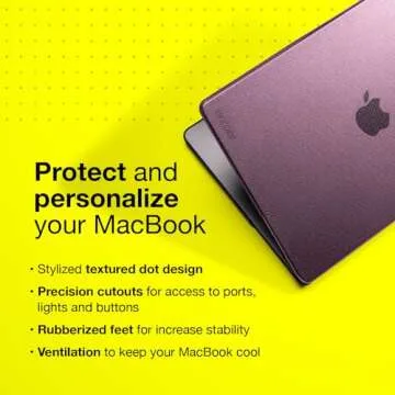 Incase Dots Hardshell with Makrolon® - MacBook Pro 14 inch Case - 2024, 2023, 2022, 2021, M4, M3, M2, M1 - MacBook Case, Laptop Cover, Protective Hard Shell, Scratch Resistant, Lightweight - Black