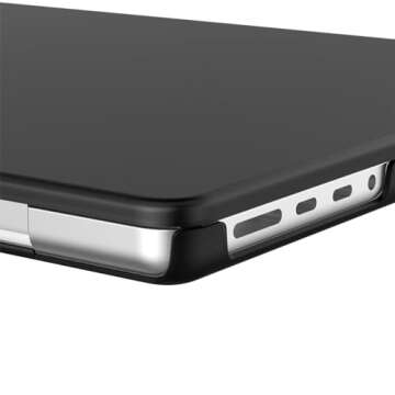 Incase Dots Hardshell with Makrolon® - MacBook Pro 14 inch Case - 2024, 2023, 2022, 2021, M4, M3, M2, M1 - MacBook Case, Laptop Cover, Protective Hard Shell, Scratch Resistant, Lightweight - Black