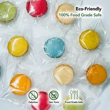 Seal Fresh Self Sealing Cellophane Bags – 4 Assorted Combo Sizes – 2" x 2" (200), 3" x 3" (200), 4" x 4" (100), 5" x 5" (100) - Clear Plastic Resealable Cellophane Bag