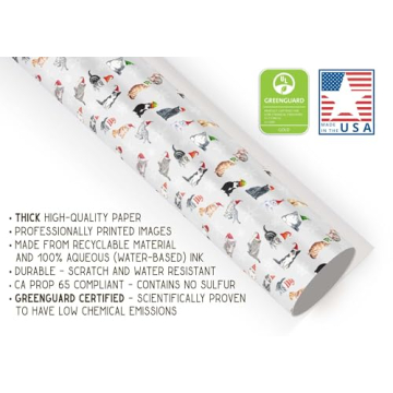 Cute Christmas Cats Wrapping Paper Roll for Holiday Gifts