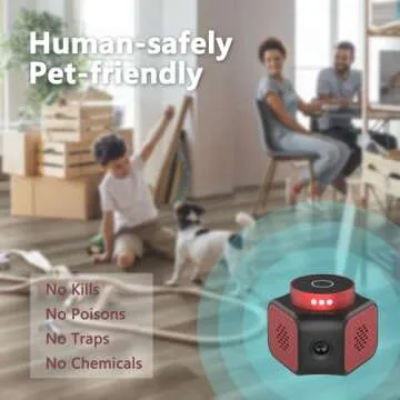 Virine Mice Repellent Plug-ins, Rodent Squirrels Repellent Indoor Ultrasonic Pest Rodent Repeller Mouse Deterrent Rat Control for Home Attic Garage RV