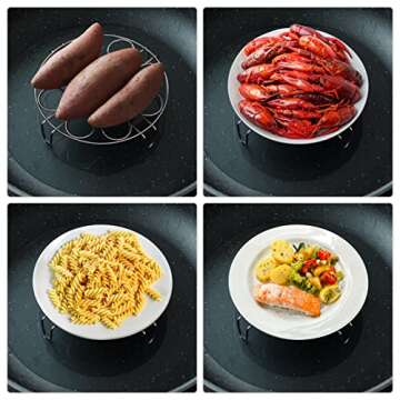 GSlife Stackable Egg Steamer Rack for Instant Pot