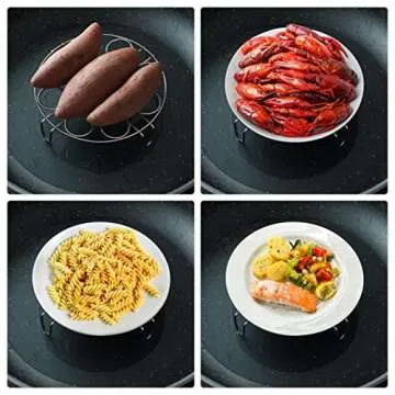 GSlife Stackable Egg Steamer Rack for Instant Pot