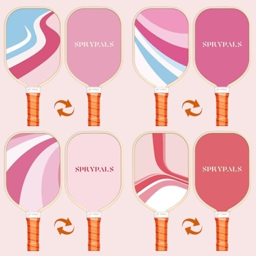 Sprypals Pickleball Paddles Set for All Ages and Skills