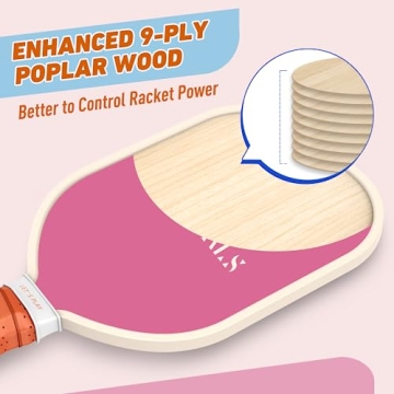 Sprypals Pickleball Paddles Set for All Ages and Skills