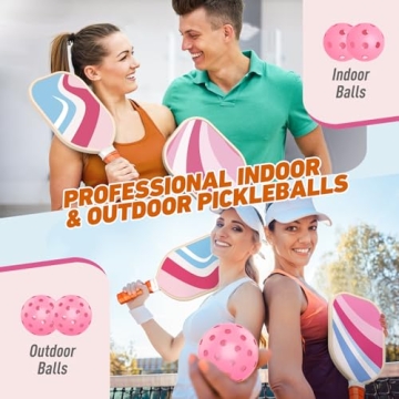 Sprypals Pickleball Paddles Set for All Ages and Skills