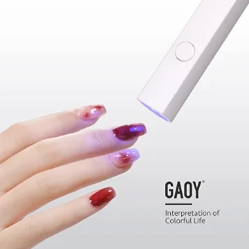 GAOY Handheld UV Light for Gel Nails - Portable Nail Dryer