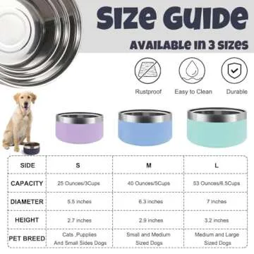 Personalized Stainless Steel Pet Bowl - Custom Engraved Options