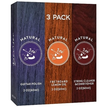 Deviser Guitar Cleaning,All IN ONE Kit,fretboard Lemon oil,Polish,Guitar String-cleaner,Guitar string winder,Cleaning cloth for guitar cleaning and maintenance
