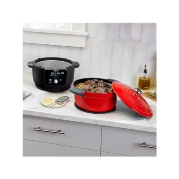 Innovative 6-Quart Electric Dutch Oven with Recipe Book
