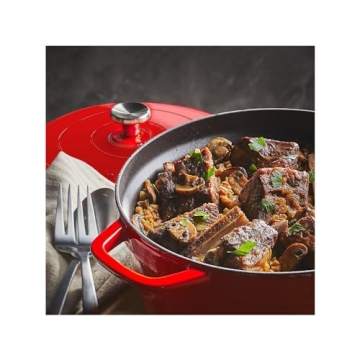 Innovative 6-Quart Electric Dutch Oven with Recipe Book