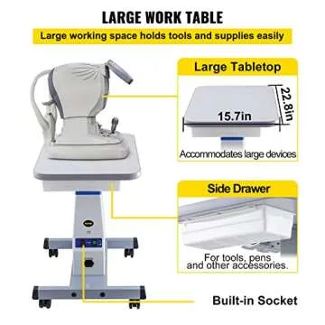 VEVOR Motorized Instrument Table for Medical and Dental Use