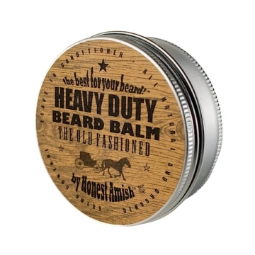 Honest Amish Organic Beard Balm - All-Natural Softener & Styler for Healthy Beards