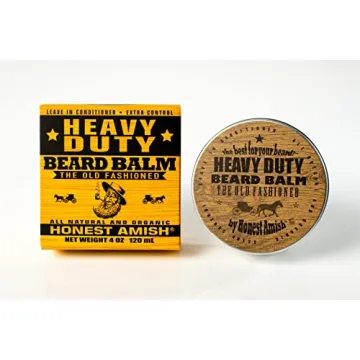 Honest Amish Organic Beard Balm Softener Styler