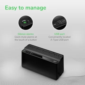 APC Backup UPS 600VA Surge Protector for Electronics