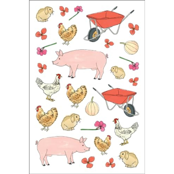 Farm Anatomy Sticker Book with Over 750 Beautiful Stickers