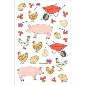 Farm Anatomy Sticker Book with Over 750 Beautiful Stickers