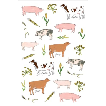 Farm Anatomy Sticker Book with Over 750 Beautiful Stickers