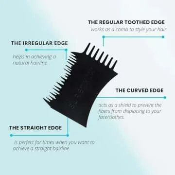 Hair Building Fibers, 15G, with BONUS Pump Applicator, Hairline Comb and 3 Nozzles, Hair and Hairline Filler Kit For Men and Woman (Medium Brown)