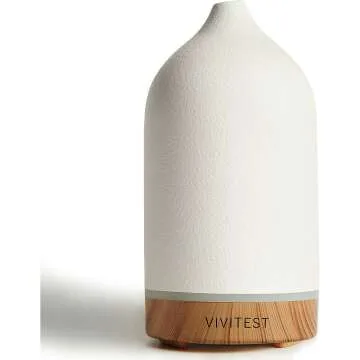 VIVITEST Ultrasonic Ceramic Essential Oil Diffuser
