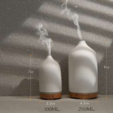 VIVITEST Ultrasonic Ceramic Essential Oil Diffuser