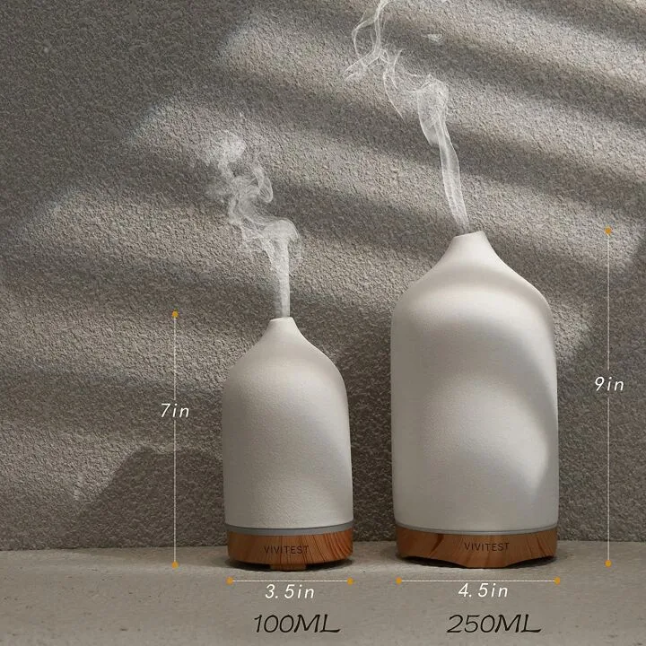 VIVITEST Ultrasonic Ceramic Essential Oil Diffuser