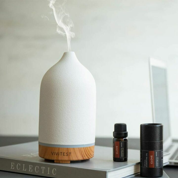 VIVITEST Ultrasonic Ceramic Essential Oil Diffuser
