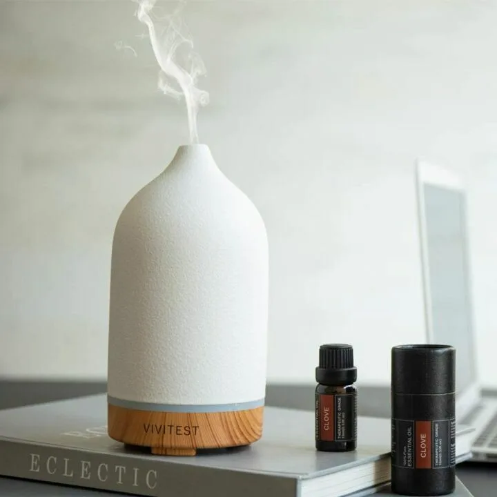 VIVITEST Ultrasonic Ceramic Essential Oil Diffuser