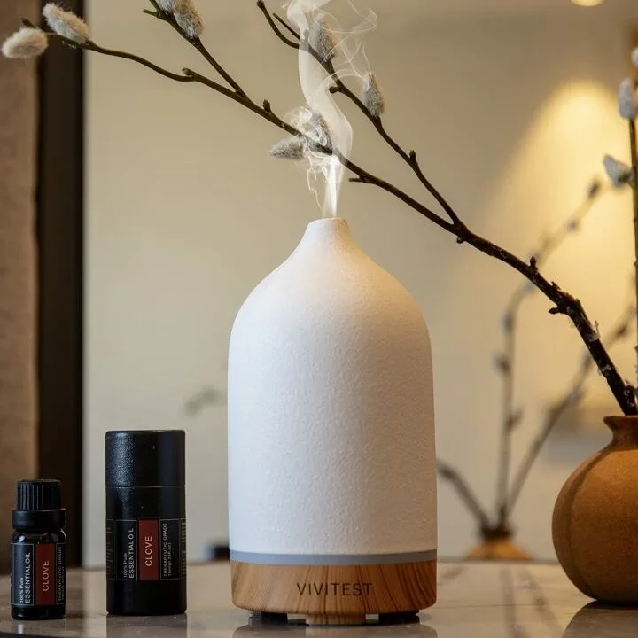 VIVITEST Ultrasonic Ceramic Essential Oil Diffuser