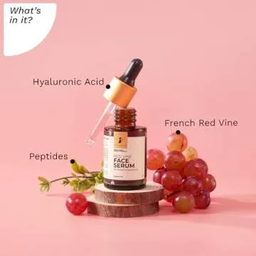 Pilgrim Red Vine Face Serum for Hydration & Youthful Skin