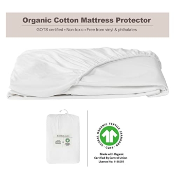 Eco-Friendly Organic Waterproof Mattress Protector King Size