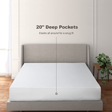 Eco-Friendly Organic Waterproof Mattress Protector King Size