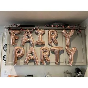 JeVenis 3 PCS Fairy Party Balloon Fairy Party Decoration Fairy Party Favors Fairy Garden Decoration for Fairy Theme Birthday Wedding Decoration