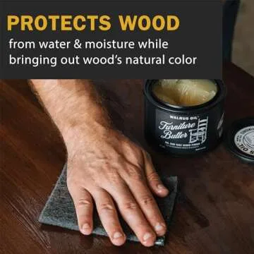 Walrus Oil Furniture Butter - 100% Natural, VOC-Free Finish