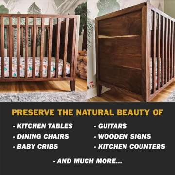 Walrus Oil Furniture Butter - 100% Natural, VOC-Free Finish
